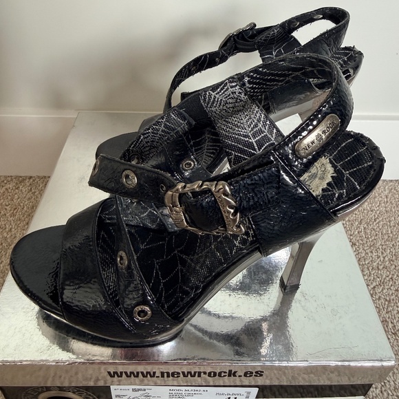 Vintage New Rock Platform Stilettos, Model M.5202-S1, Size EU41 - Picture 6 of 11